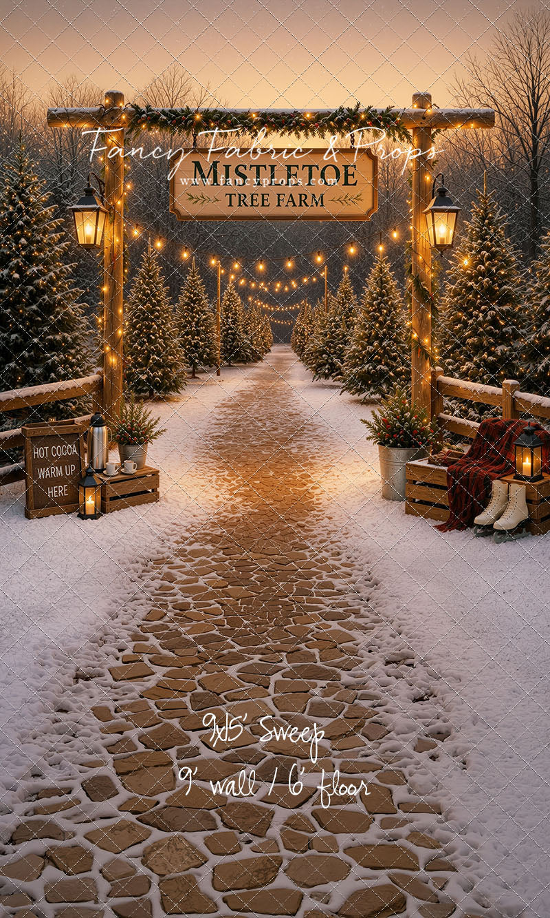 Golden Glow Christmas Farm - with Sweep Option