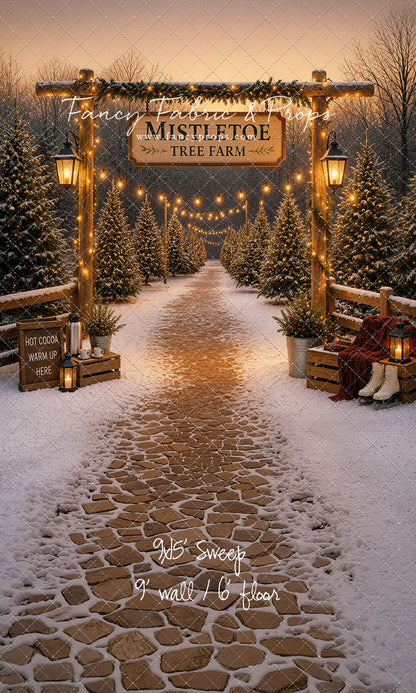 Golden Glow Christmas Farm - with Sweep Option