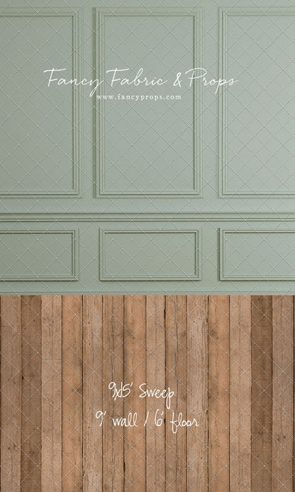 Heirloom Sage - With Cwtchicoo Wood Floor Sweep Option