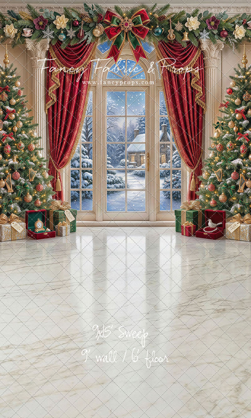 Holiday Window Elegance - with Sweep Option
