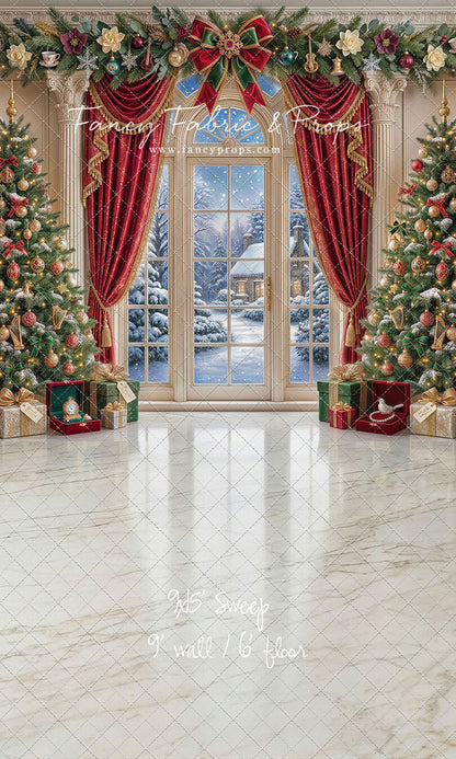 Holiday Window Elegance - with Sweep Option