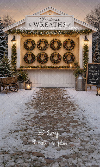 Holly Wreath Stand - with Sweep Option