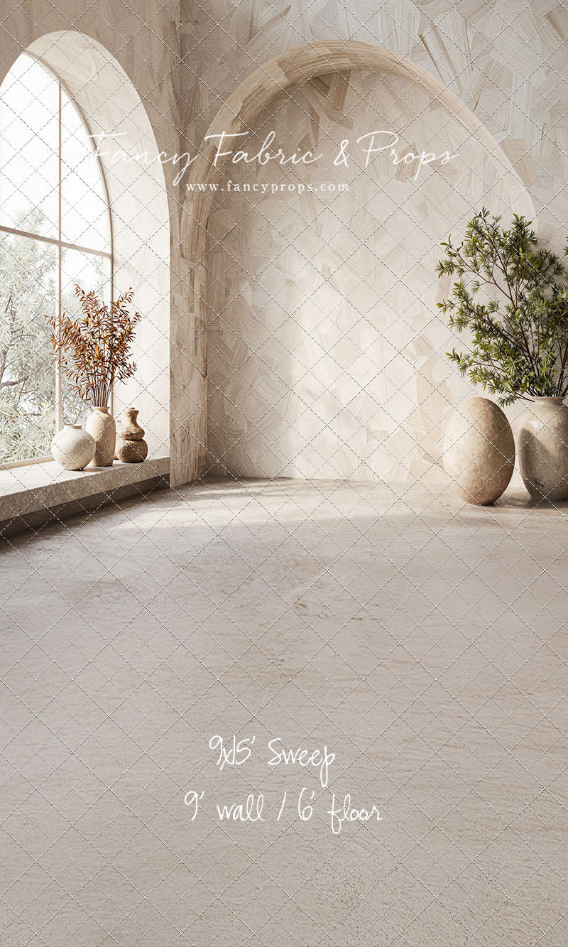 Ivory Vista Arch - With Sweep Option