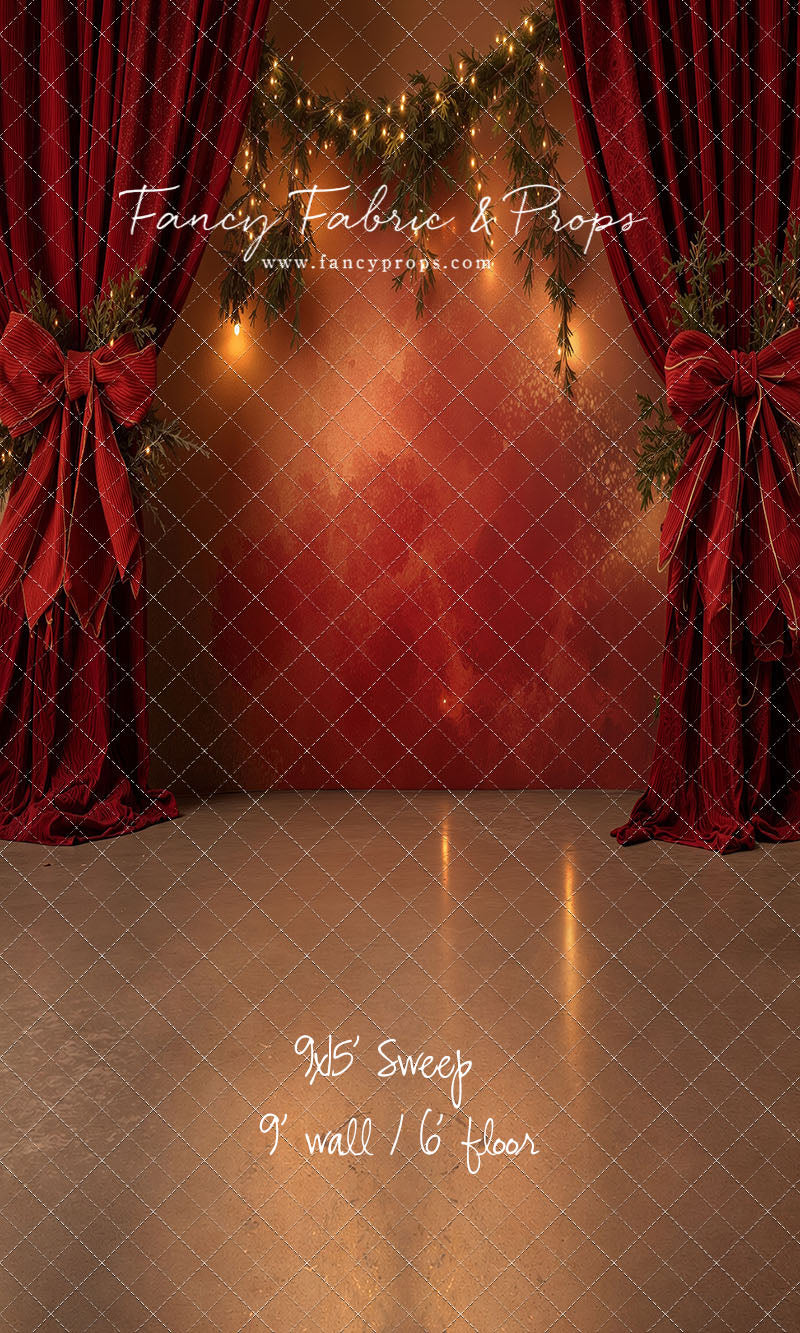 Merry Christmas Curtain Call - With Sweep Option
