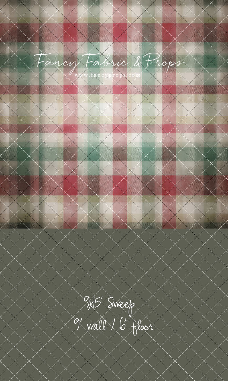 Merry Morning Plaid - With Sweep Option