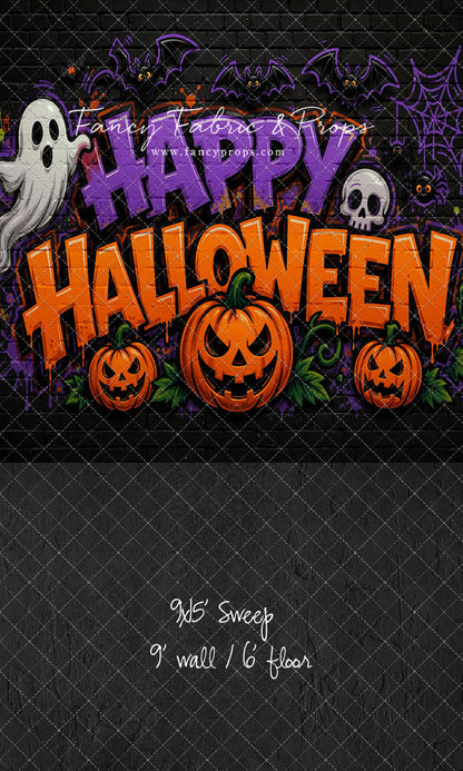 Midnight Graffiti Halloween - With Sweep Option