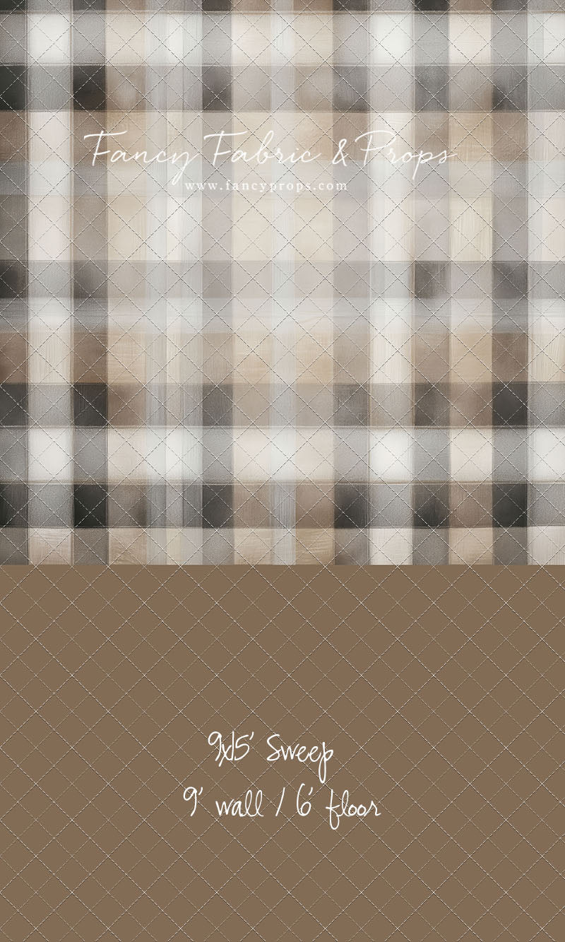 Mocha Flannel - With Sweep Option