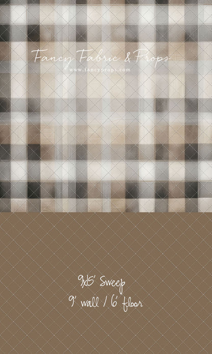 Mocha Flannel - With Sweep Option