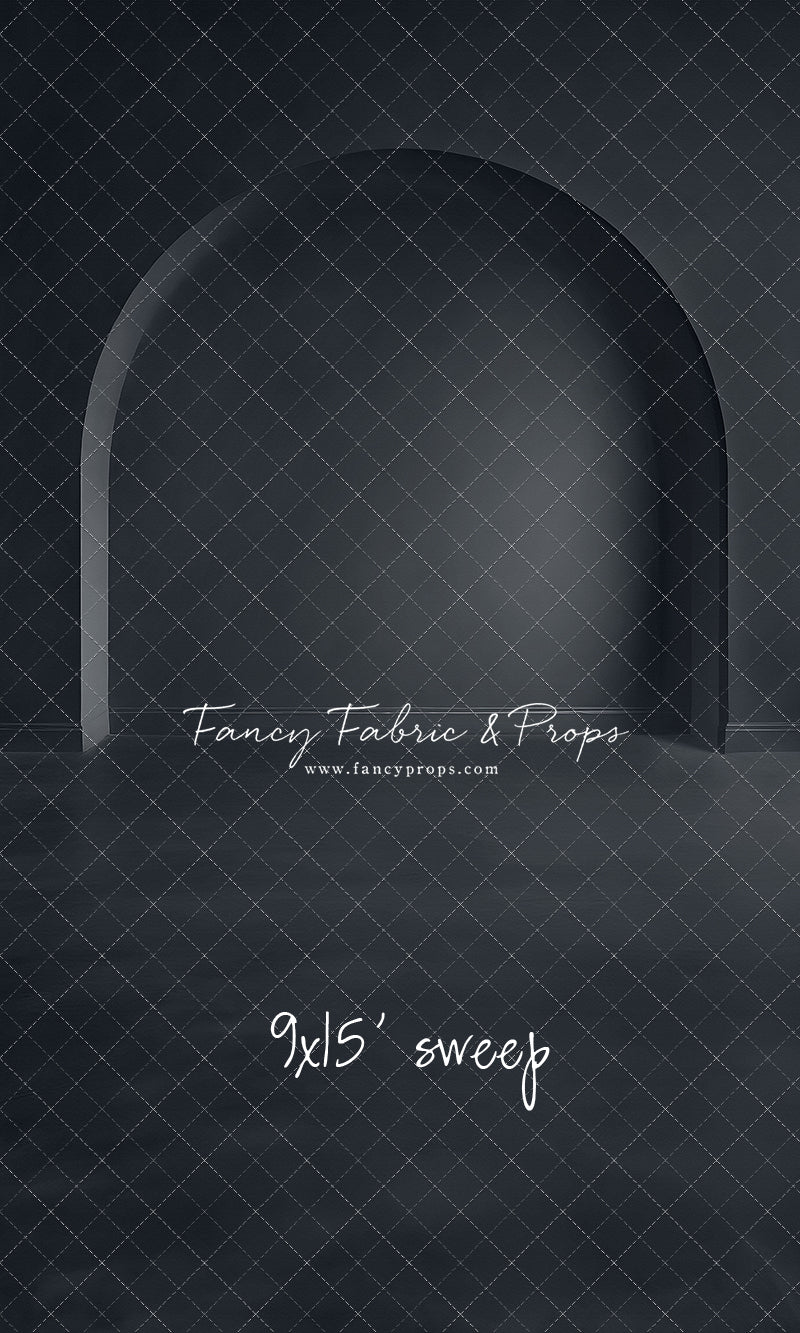 Modern Midnight Alcove - Solid Floor - With Sweep Option