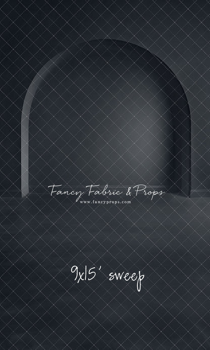 Modern Midnight Alcove - Solid Floor - With Sweep Option