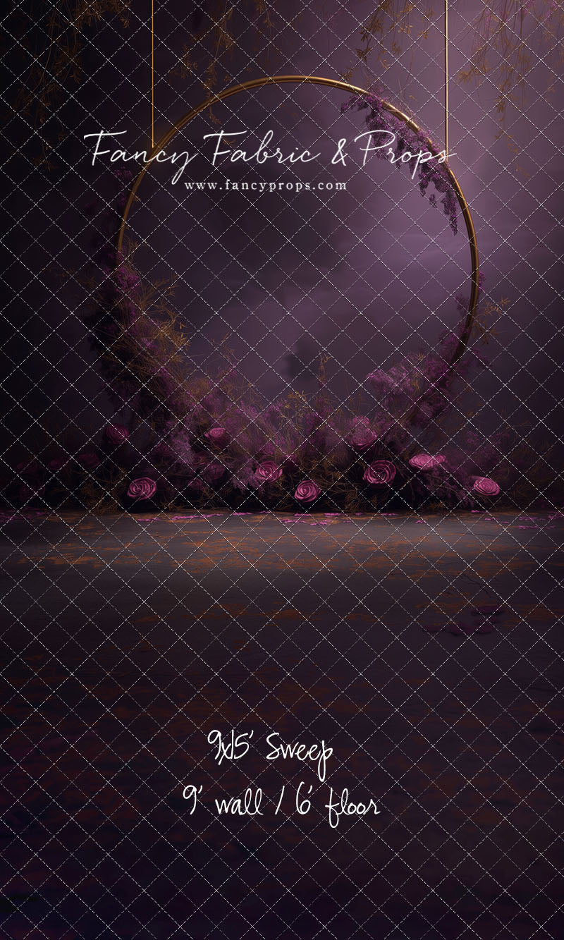 Moonlit Plum Petals - With Sweep Option