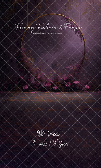 Moonlit Plum Petals - With Sweep Option