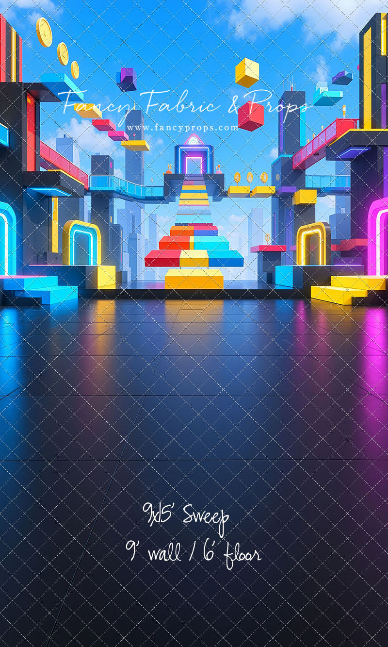 Neon Obby City - With Sweep Option