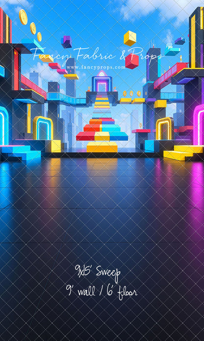 Neon Obby City - With Sweep Option