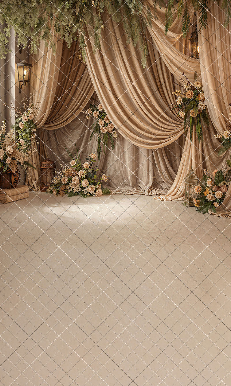 Olive Grove Drapes - With Sweep Option