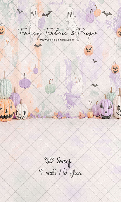 Pastel Pumpkin Parade - With Sweep Option
