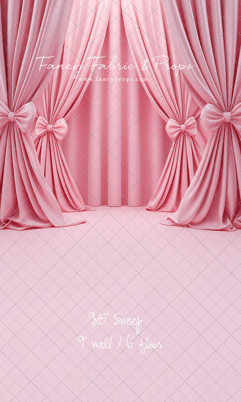 Pink Bow Drama - With Sweep Option
