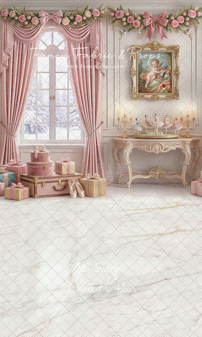 Pink Velvet Christmas - with Sweep Option