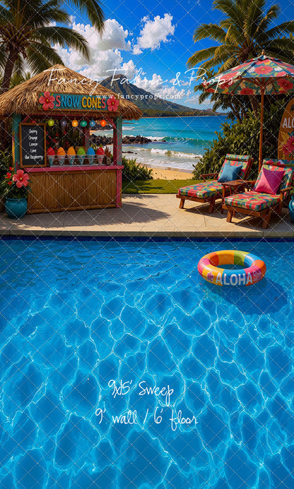 Poolside Snowcones - With Sweep Option
