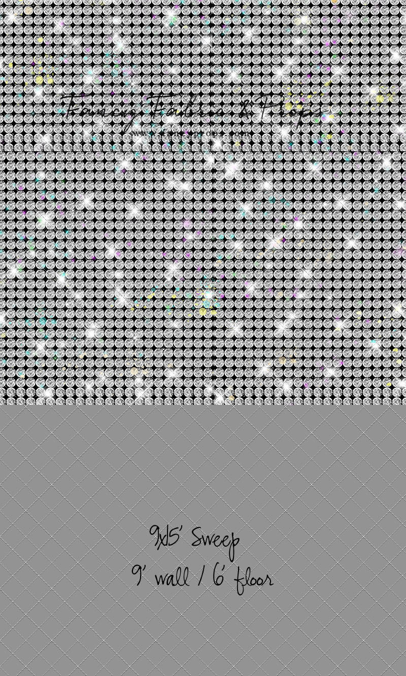 Prism Pop - With Solid Light Gray Floor Sweep Option