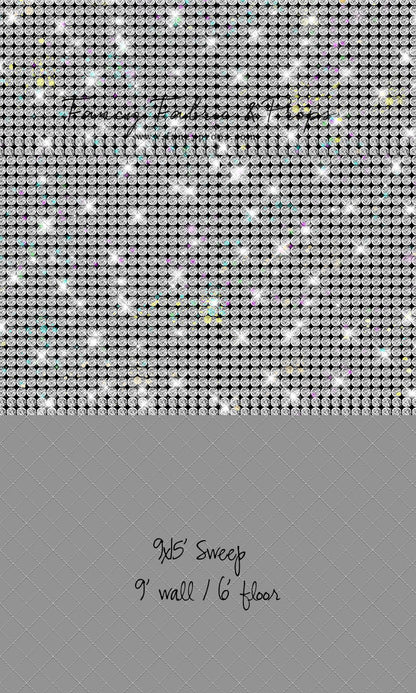 Prism Pop - With Solid Light Gray Floor Sweep Option