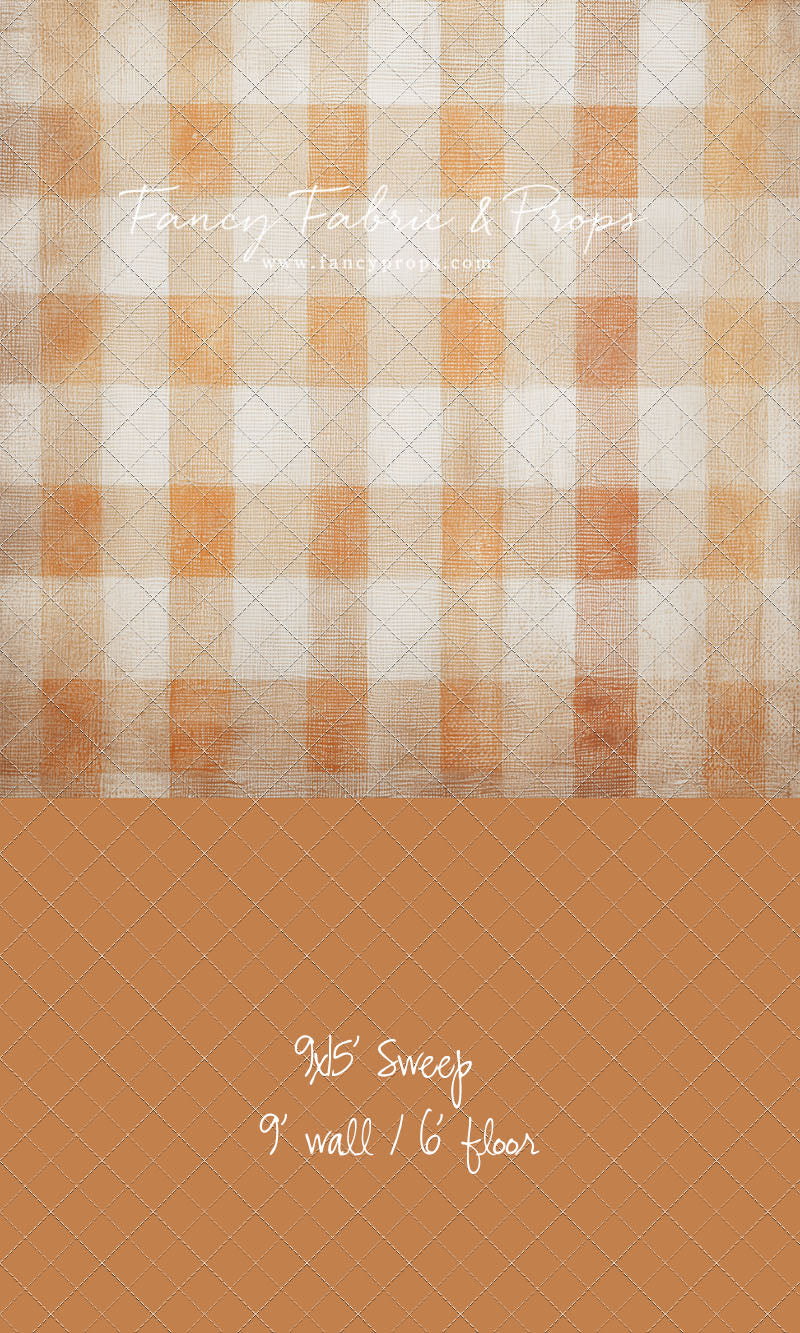 Pumpkin Patch Plaid - With Sweep Option