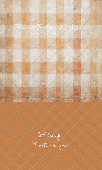 Pumpkin Patch Plaid - With Sweep Option