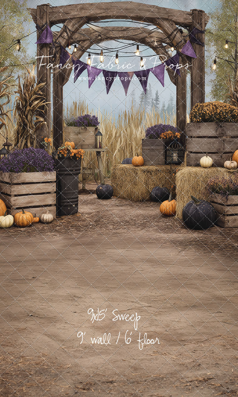 Pumpkin & Plum Harvest - with Sweep Option
