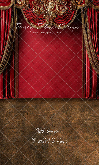 Regal Red Chamber Wall - With Sweep Option