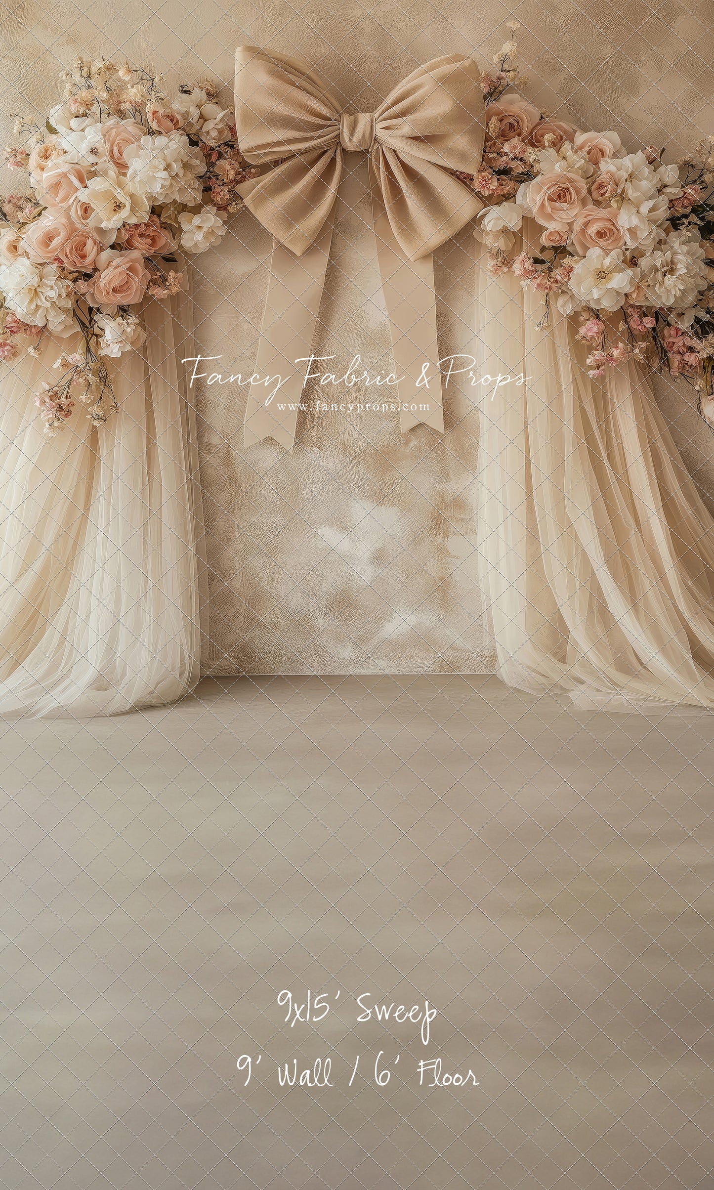 Ribboned Bloom  - With Sweep Option