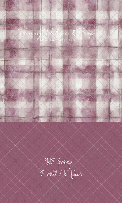 Rose Mist Plaid - With Sweep Option