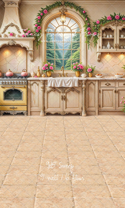 Rosewood Cottage Kitchen - With Sweep Option