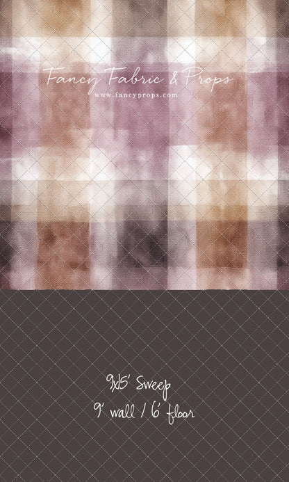 Rustic Plum Plaid - With Sweep Option