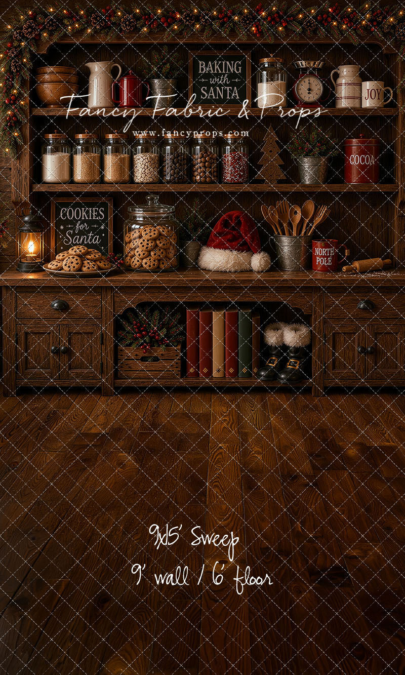 Santa's Cookie Cupboard - With Sweep Option