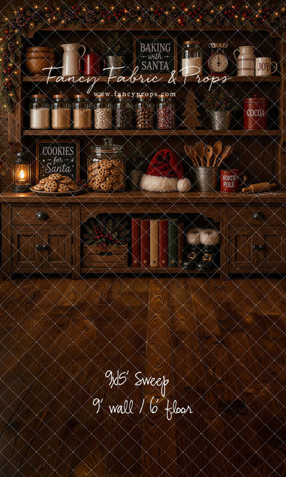 Santa's Cookie Cupboard - With Sweep Option