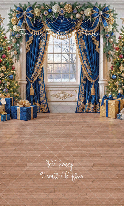 Sapphire & Gold Christmas - with Sweep Option