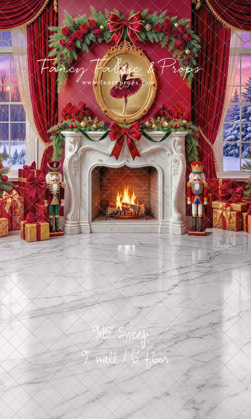 Scarlet Ballerina Christmas Room - with Sweep Option