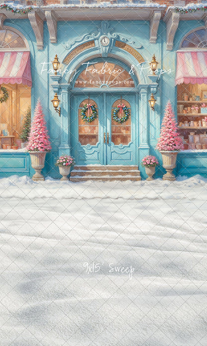 Snow-Kissed Winter Market - With Sweep Option