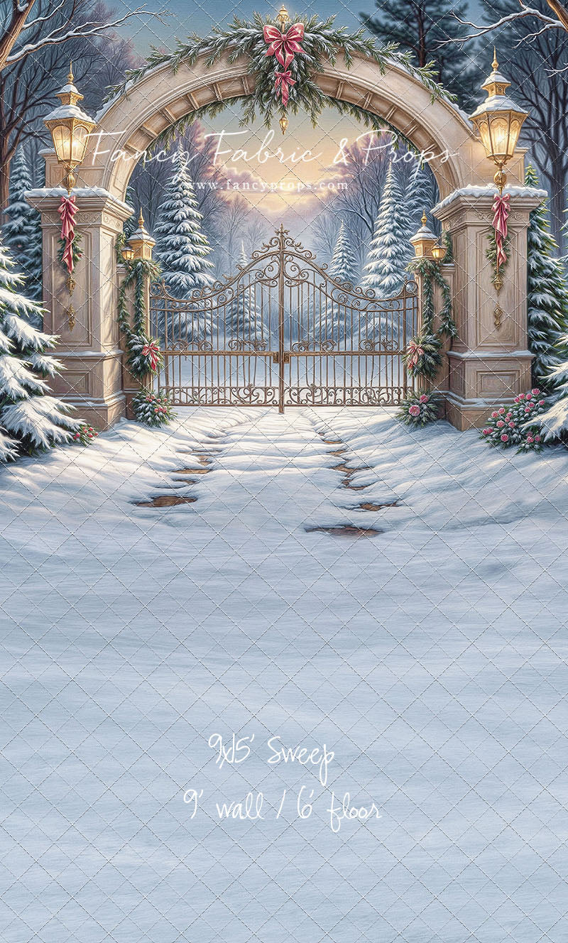 Snowfall At The Estate - with Sweep Option