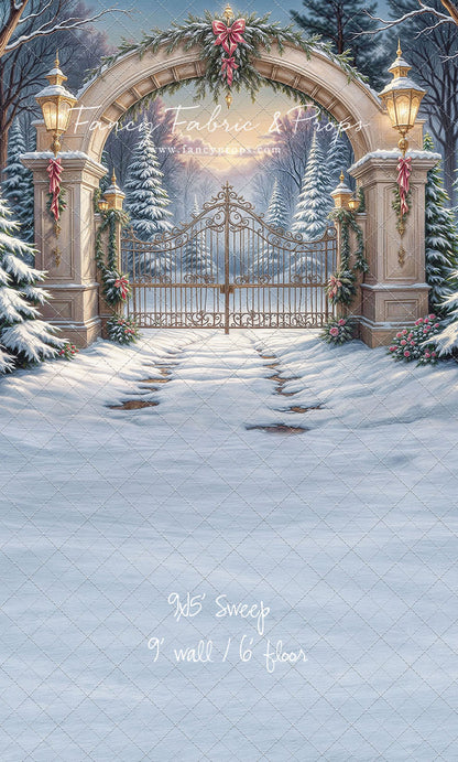 Snowfall At The Estate - with Sweep Option