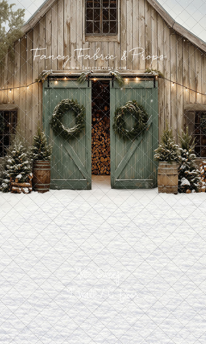 Snowfall Barn - with Sweep Option