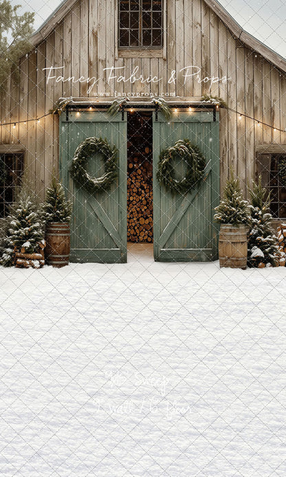 Snowfall Barn - with Sweep Option
