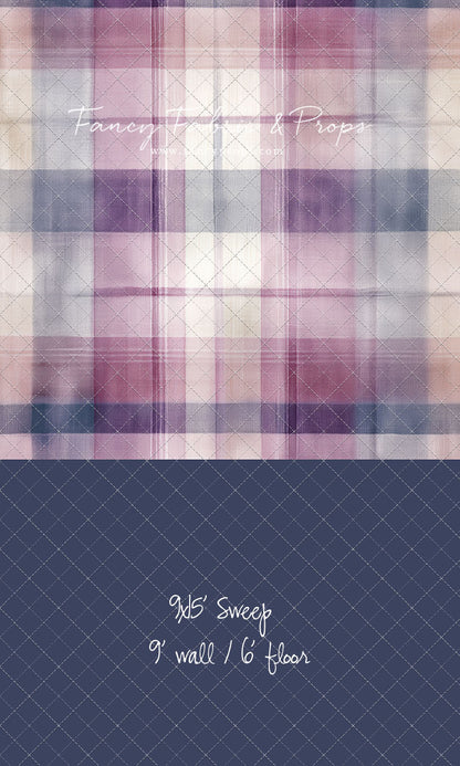 Soft Haze Tartan - With Sweep Option