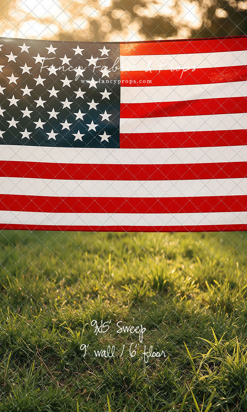 Stars & Stripes Sunset - With Sweep Option