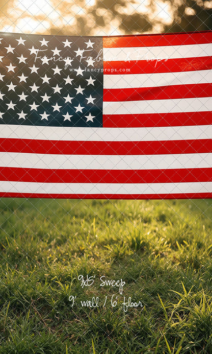 Stars & Stripes Sunset - With Sweep Option