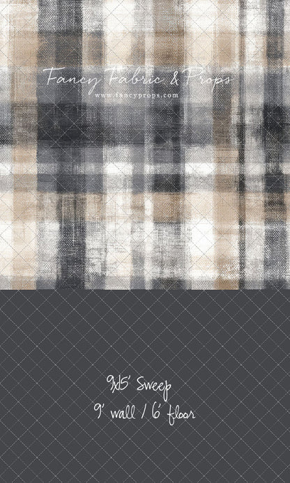 Stone & Sand Tartan - With Sweep Option