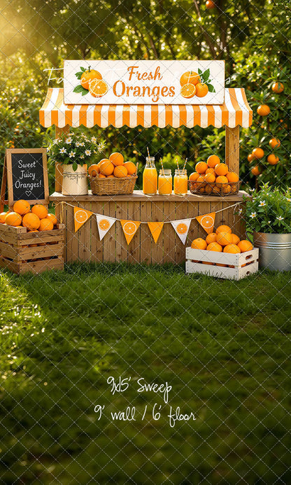 Sunshine Orange Stand - With Sweep Option
