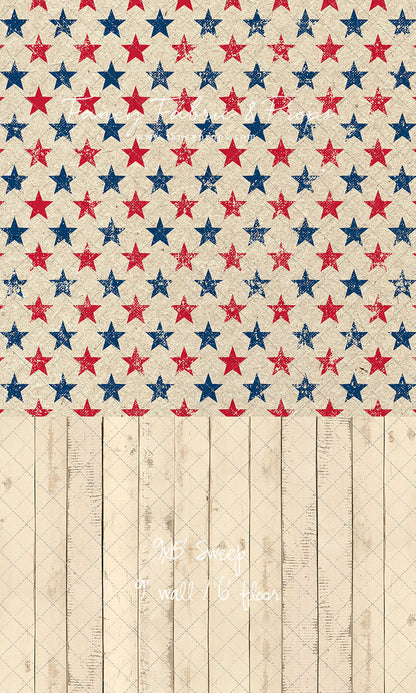 Americana Charm - With Narrow Amanda Cream Wood Floor Sweep Option