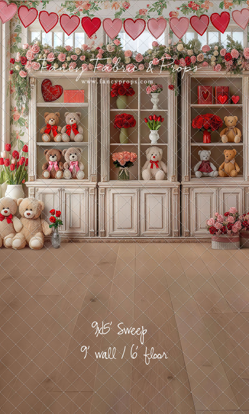 Teddy's Sweetheart Corner - With Sweep Option