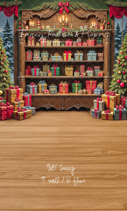The Christmas Curio Cabinet - with Sweep Option
